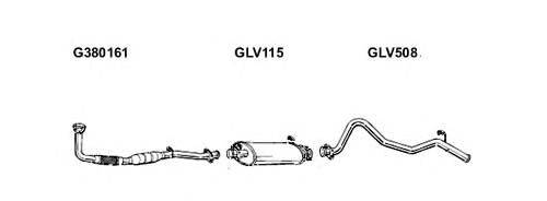 Система выпуска ОГ GT Exhaust 8619