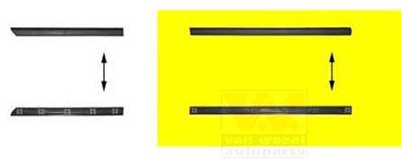 Облицовка / защитная накладка, дверь VAN WEZEL 5880428