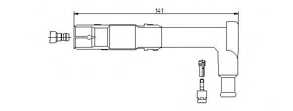 Вилка, свеча зажигания BREMI 13250/1