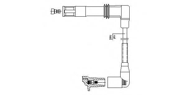 Провод зажигания BREMI 1A12E43