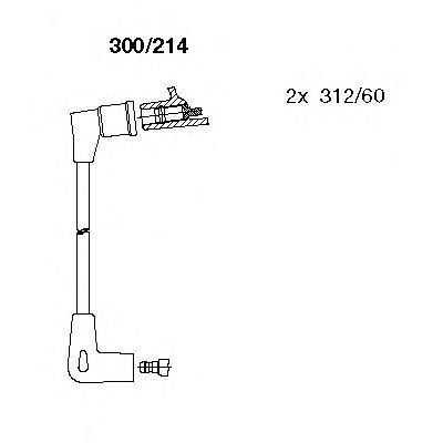 Комплект проводов зажигания BREMI 300214