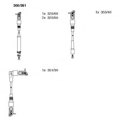 Комплект проводов зажигания PVL 20983
