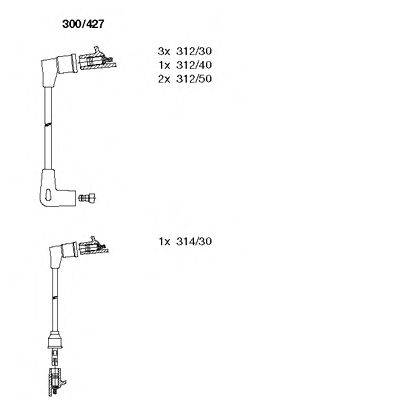 Комплект проводов зажигания BREMI 300427