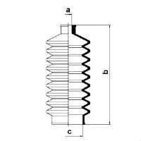 Пыльник, рулевое управление EKG 983535