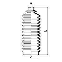 Пыльник, рулевое управление EKG 983652
