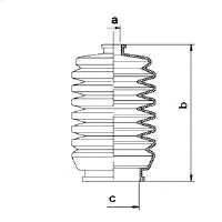 Пыльник, рулевое управление EKG 983665