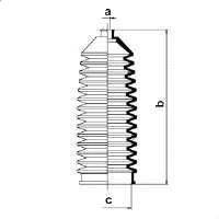 Пыльник, рулевое управление EKG 983721
