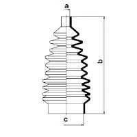 Пыльник, рулевое управление EKG 983723