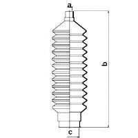 Пыльник, рулевое управление EKG 983946