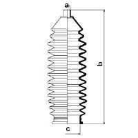 Пыльник, рулевое управление EKG 983961