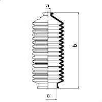 Пыльник, рулевое управление EKG 983965