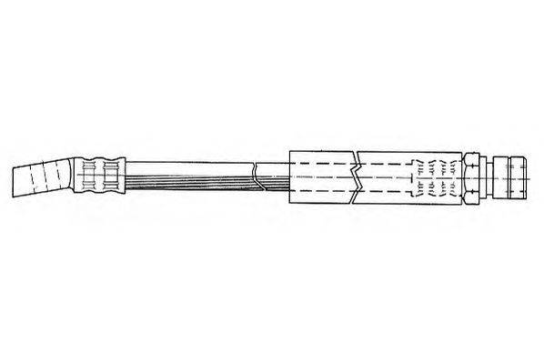 Тормозной шланг FERODO FHY2025