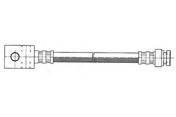 Тормозной шланг FERODO FHY2437