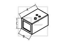 Топливный бак PE Automotive 019.017-00A