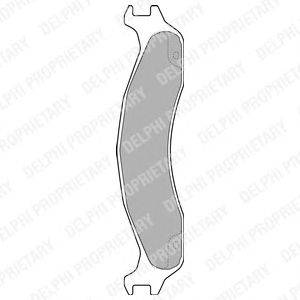 Комплект тормозных колодок, дисковый тормоз HP (ZEBRA) 2953