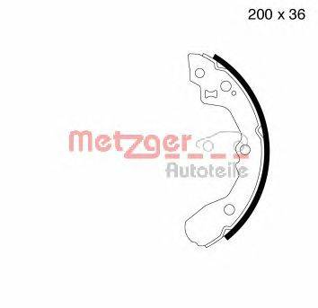 Комплект тормозных колодок METZGER MG 812