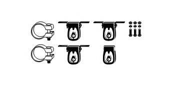 Монтажный комплект, система выпуска HJS 82 11 1562