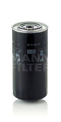 Масляный фильтр MANN-FILTER W 1170/16