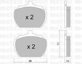 Комплект тормозных колодок, дисковый тормоз DEX 26940