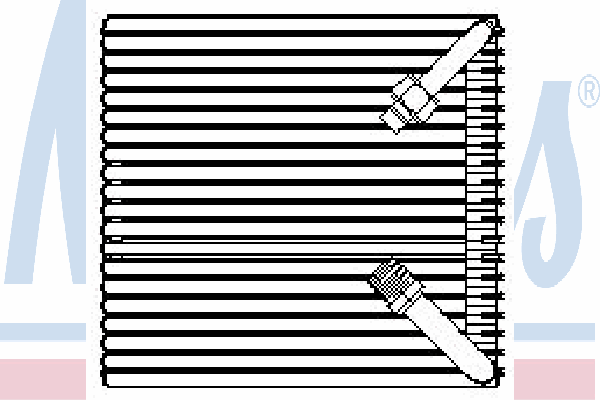 Испаритель, кондиционер NISSENS 92103