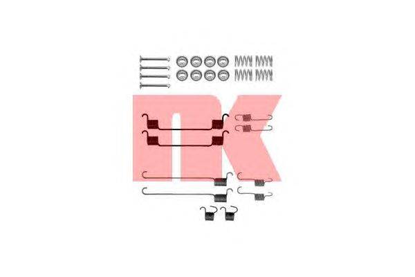 Комплектующие, тормозная колодка NK 7932802