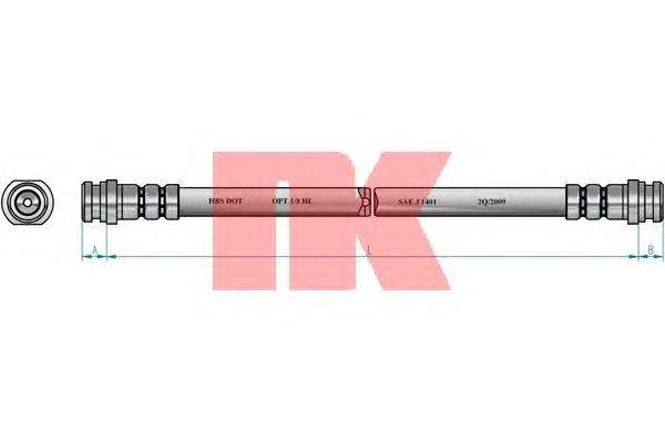 Тормозной шланг NK 855233
