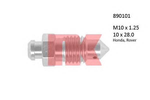 Болт воздушного клапана / вентиль NK 890101