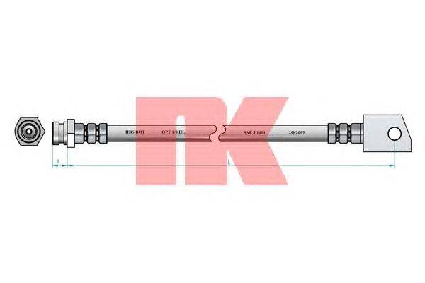 Тормозной шланг NK 853656