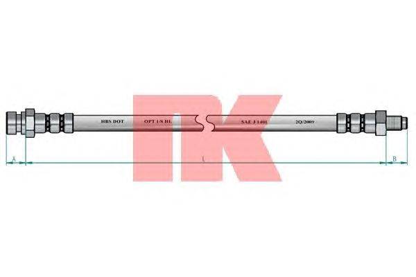Тормозной шланг NK 853053
