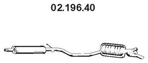Глушитель выхлопных газов конечный EBERSPÄCHER 02.196.40