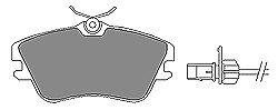 Комплект тормозных колодок, дисковый тормоз MAPCO 141425