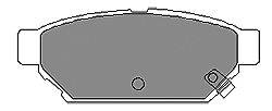 Комплект тормозных колодок, дисковый тормоз MAPCO 6229