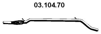 Труба выхлопного газа EBERSPÄCHER 03.104.70