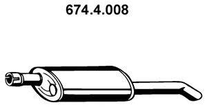 Глушитель выхлопных газов конечный EBERSPÄCHER 674.4.008