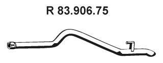 Труба выхлопного газа EBERSPÄCHER 83.906.75