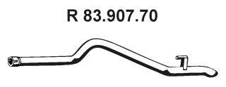 Труба выхлопного газа EBERSPÄCHER 83.907.70