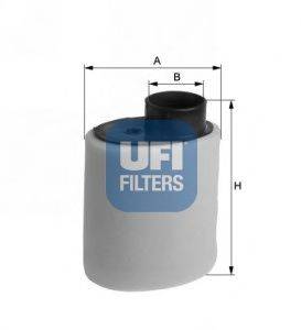 Воздушный фильтр UFI 27.844.00