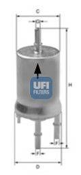 Топливный фильтр UFI 31.853.00
