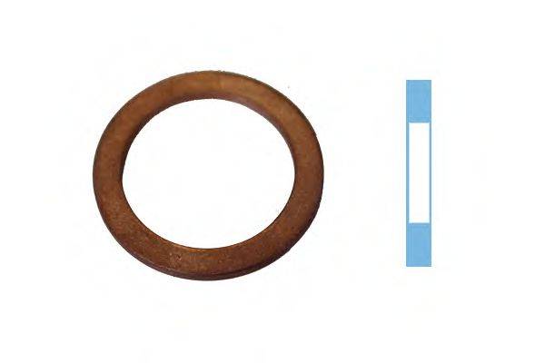 Уплотнительное кольцо, резьбовая пр CORTECO 005666S