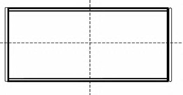 Шатунный подшипник AE AEB410033 STD