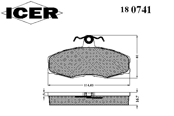 Комплект тормозных колодок, дисковый тормоз FORD 1 661 468