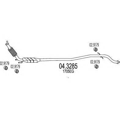 Катализатор MTS 04.3285