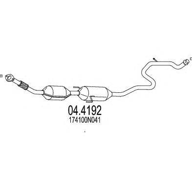 Катализатор MTS 044192