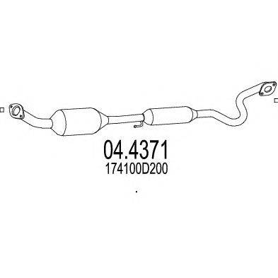 Катализатор MTS 04.4371