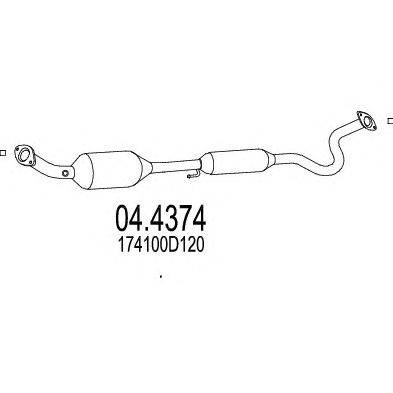 Катализатор MTS 04.4374