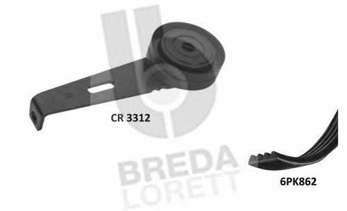 Поликлиновой ременный комплект BREDA  LORETT KCA 0040