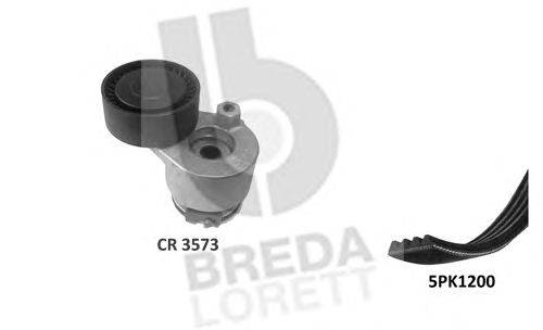 Поликлиновой ременный комплект BREDA  LORETT KCA 0049