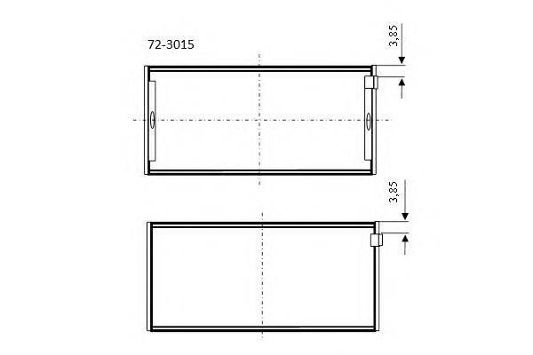 Подшипник GLYCO 723015