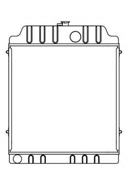Радиатор, охлаждение двигателя NRF 53655