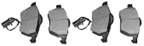 Комплект тормозных колодок, дисковый тормоз TRUCKTEC AUTOMOTIVE 07.35.107